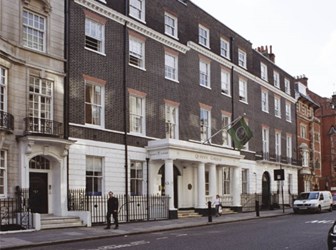 Queen's College still occupies several terraced town houses built in around 1760.