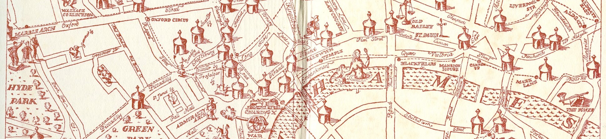 Map of public lavatories in London in 1937.