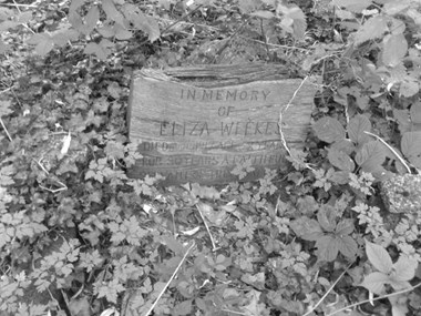 Staff often lived their whole lives on the sites of the large asylums, and some even died there. A wooden grave marker for a nurse at Leavesden Imbecile Asylum, Hertfordshre. 