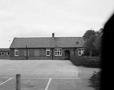 The Mary Dendy Colony, Sandlebridge, Cheshire. Former hospital from south. The Mary Dendy Colony provided residential care for 'Feeble Minded' and 'Mentally Deficient; children and young people. 