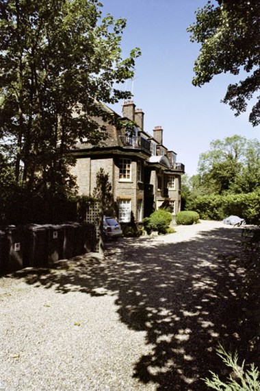 Cedar Court, Barnet, London, part of the Brent Garden Village Society, inspired by Alice Melvin who was involved in co-operative housing ventures at the start of the twentieth century.