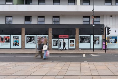 Installations in shop windows